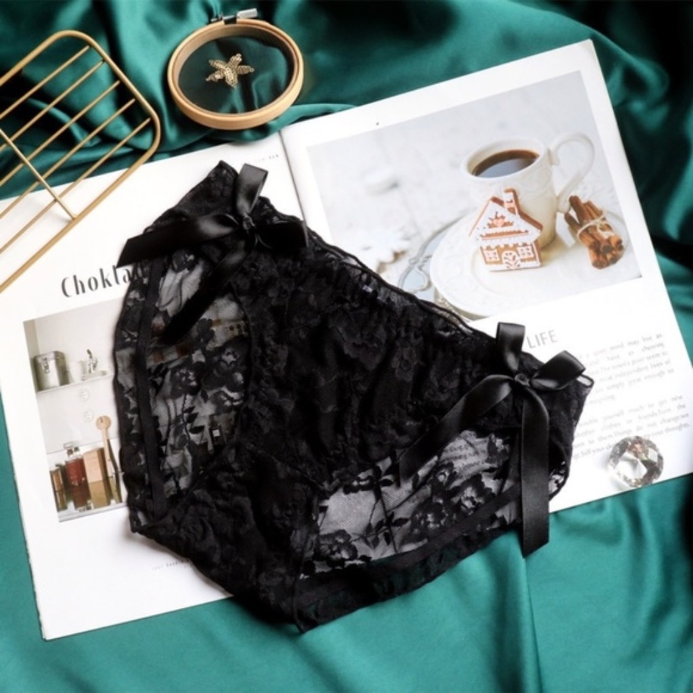 The Most Beautiful panties in the world in BLACK Lace